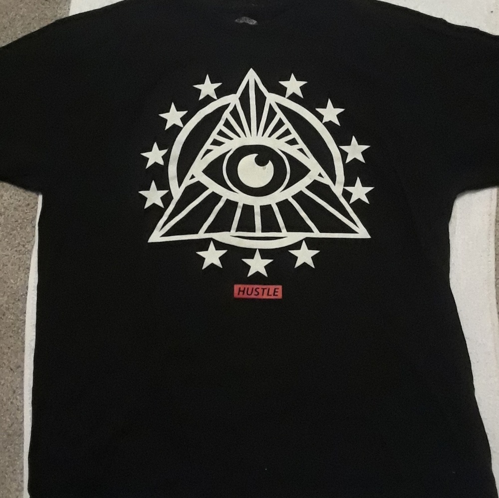 Illuminati Pyramid Hustle T shirt